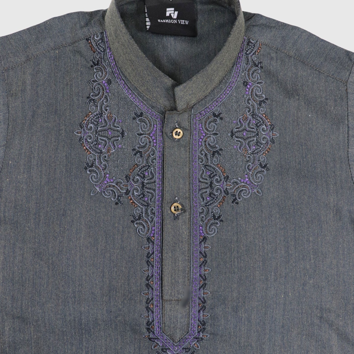 Grey Shalwar Kameez – Kids