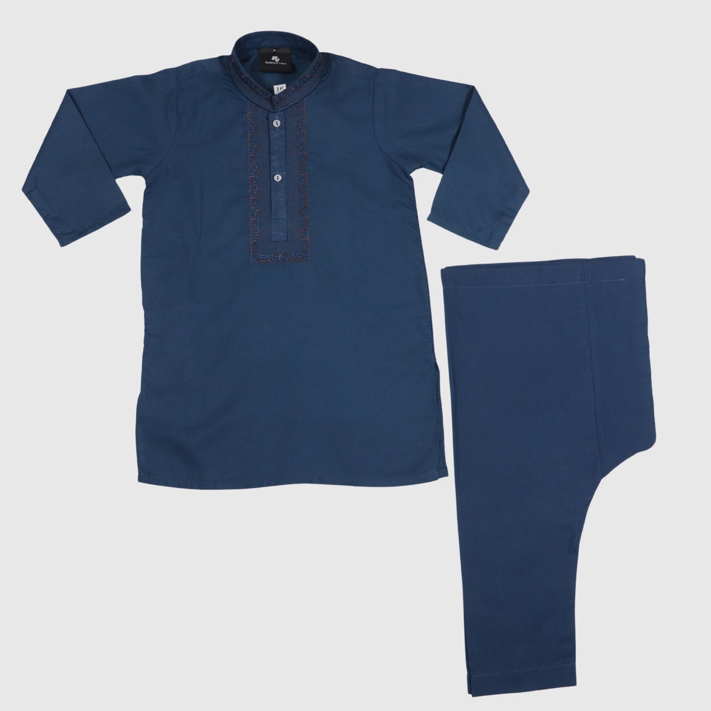 Dark Blue Shalwar Kameez – Kids