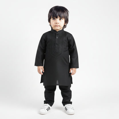 Black Shalwar Kameez – Kids
