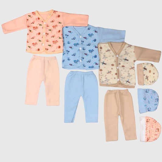 3-Piece Baby Winter Suit Set – Soft Thermal Fabric