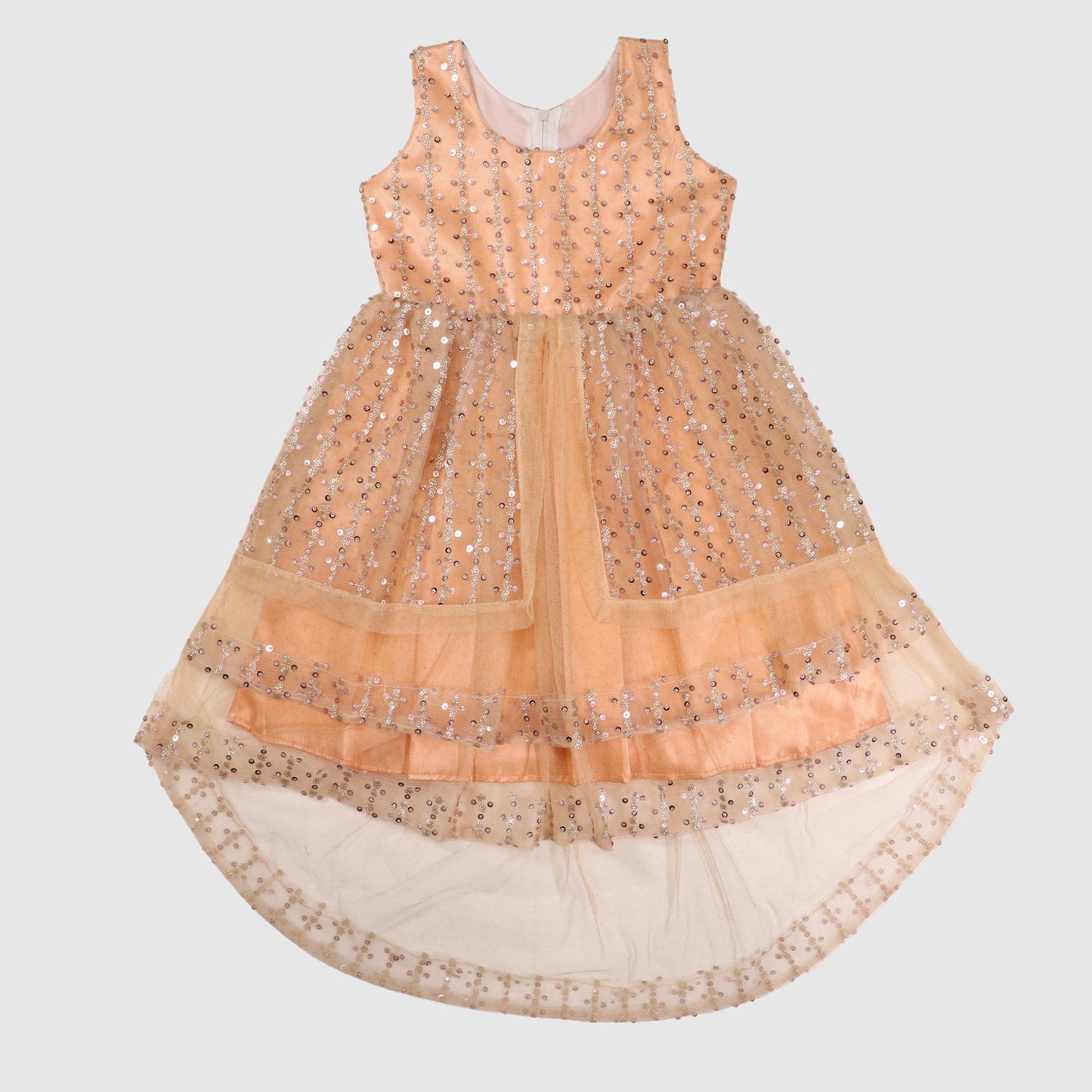 Starlight Charm Party Dress with Trousers