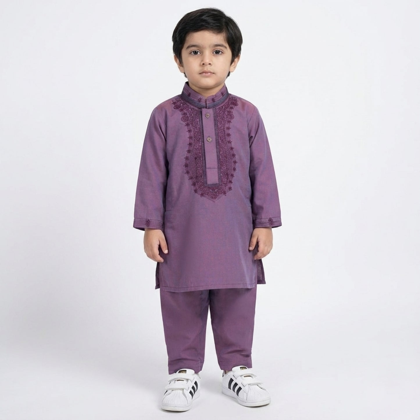 Purple Shalwar Kameez – Kids