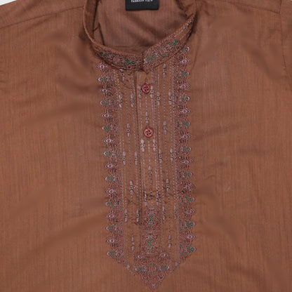 Brown Kurta Shalwar – Kids