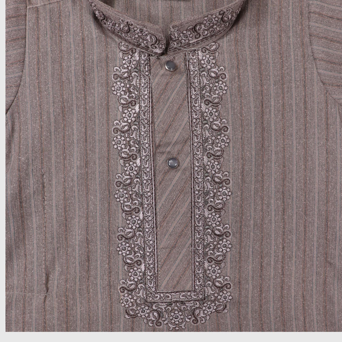Greyish Brown Shalwar Kameez – Kids