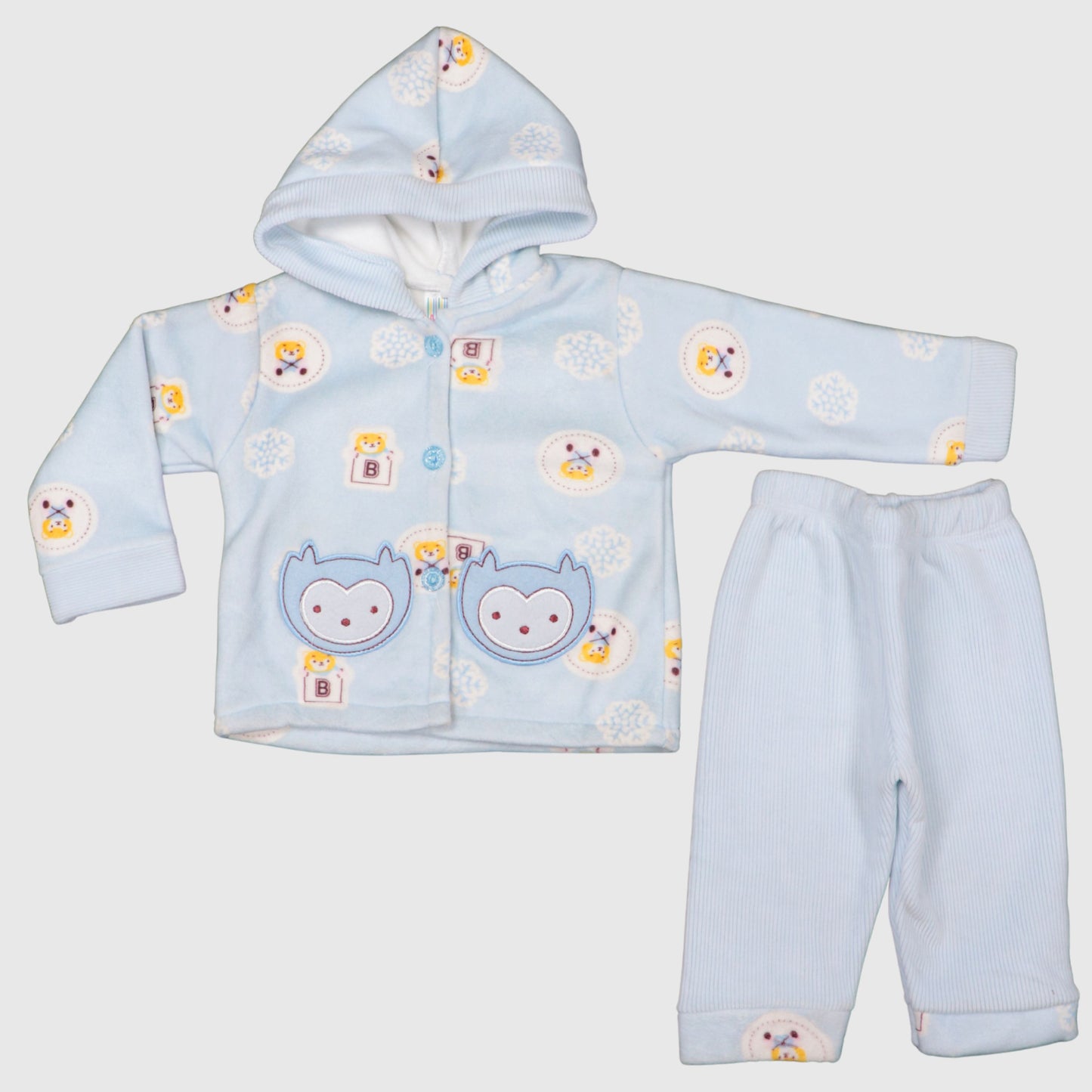 Light Blue Baby Winter Suit Set (2-Piece)