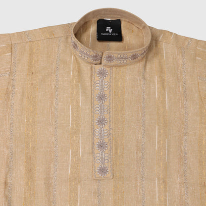 Light Beige Shalwar Kameez – Kids