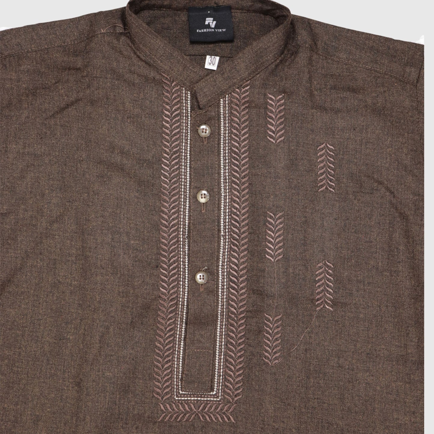 Dark Brown Kurta Shalwar – Kids