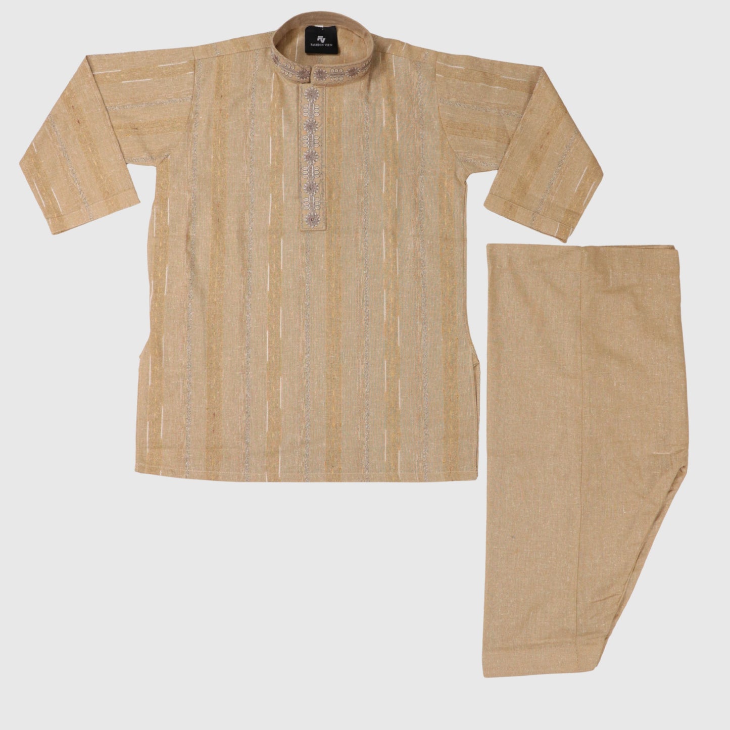 Light Beige Shalwar Kameez – Kids