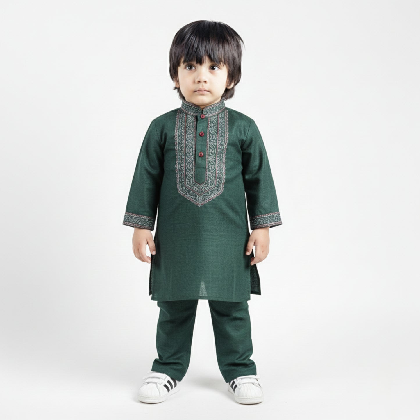 Green Shalwar Kameez – Kids