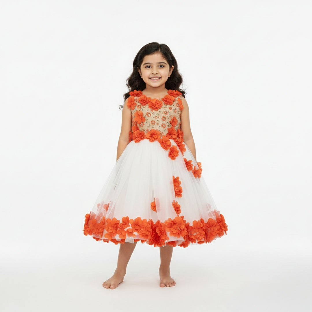 Orange Blossom Tulle Dress