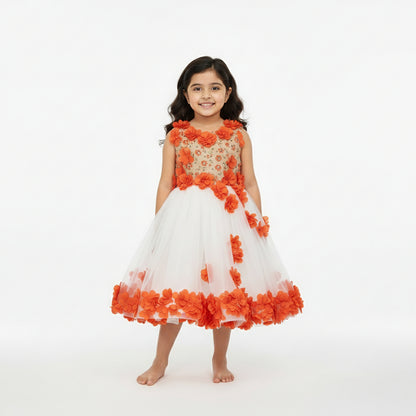 Orange Blossom Tulle Dress