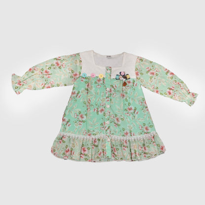 Trendy Frock & Trouser Outfit for Girls