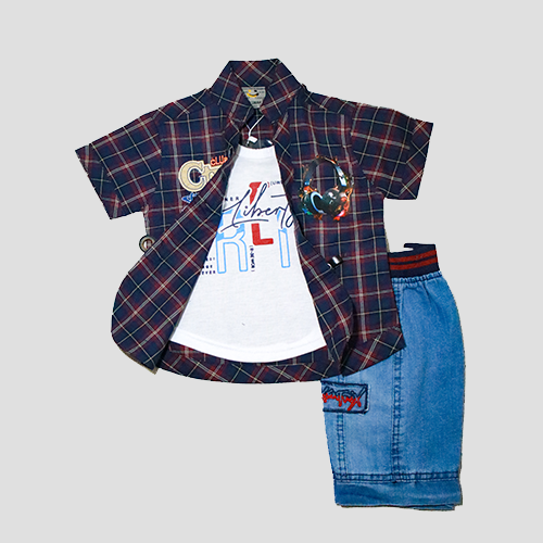 Trendy Boys 2-Piece Cotton Outfit