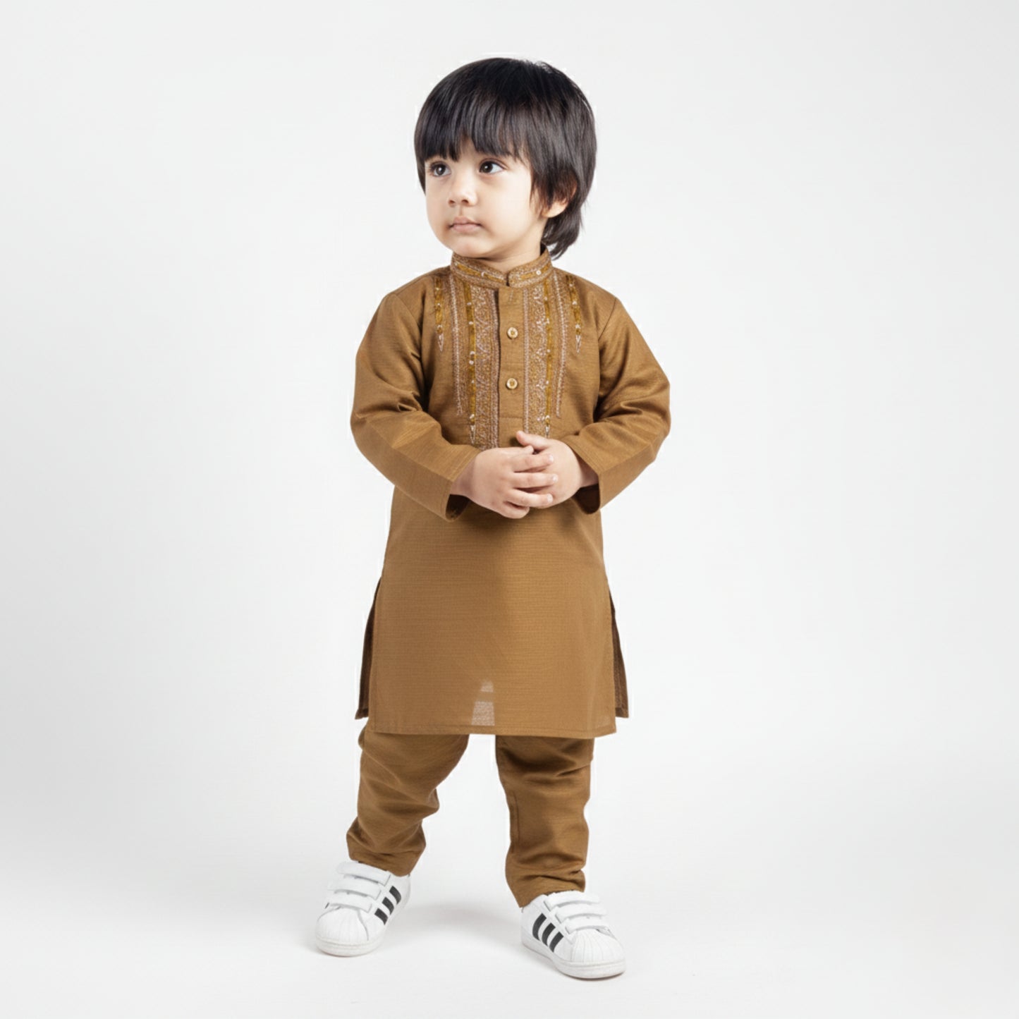 Brown Shalwar Kameez – Kids