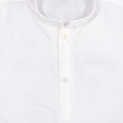 White Kurta with Pajama – Kids