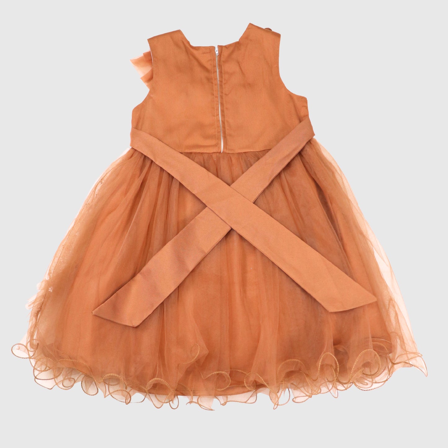 The Brown Sequin Ballerina Frock