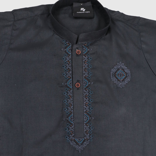 Dark Purple Shalwar Kameez – Kids