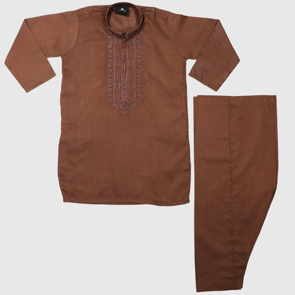 Brown Kurta Pajama – Kids