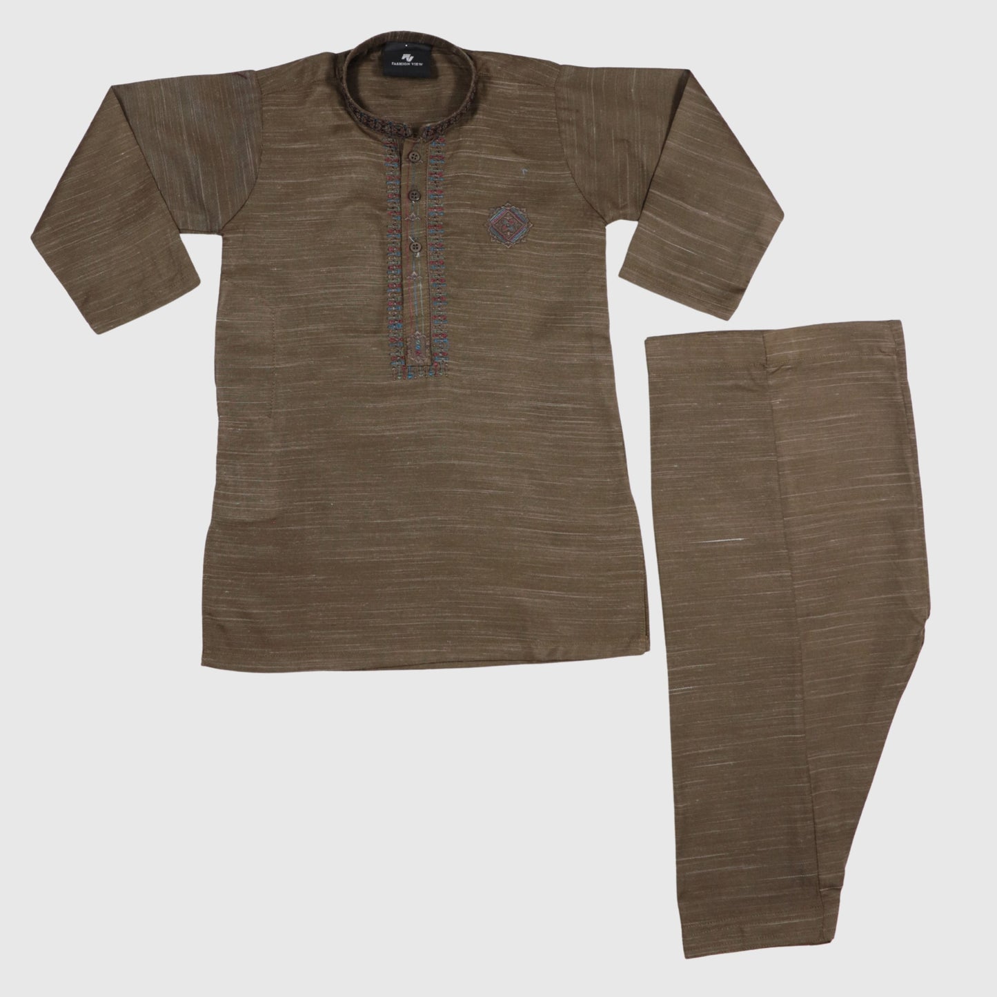Brown Shalwar Kameez – Kids