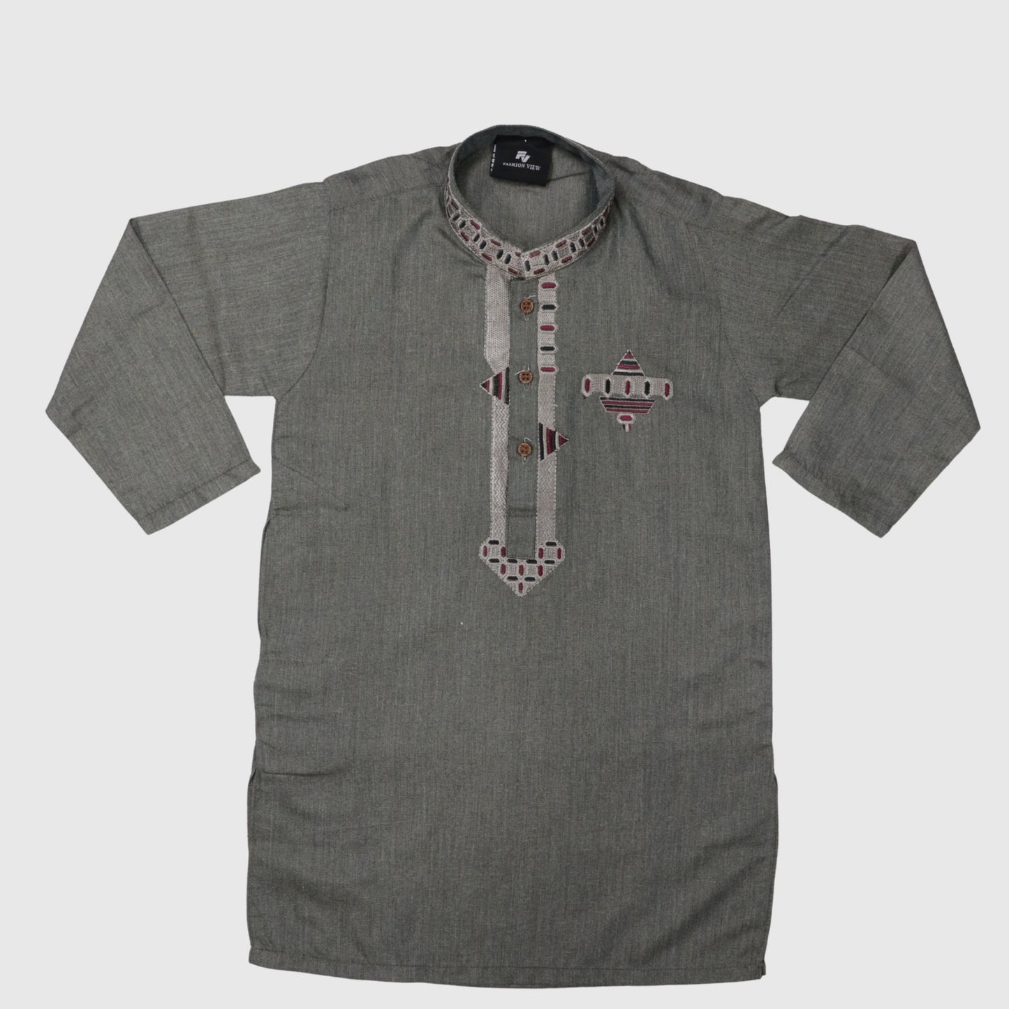 Grey Kurta Pajama – Kids