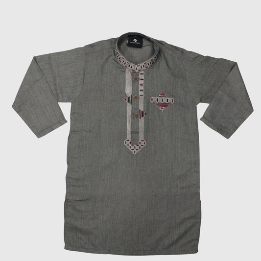 Grey Kurta Pajama – Kids