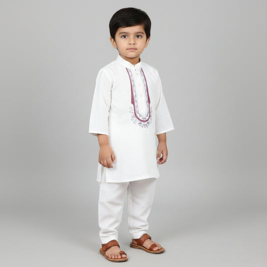 White Shalwar Kameez – Kids