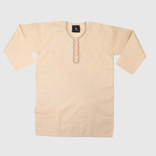 Beige Kurta Pajama – Kids