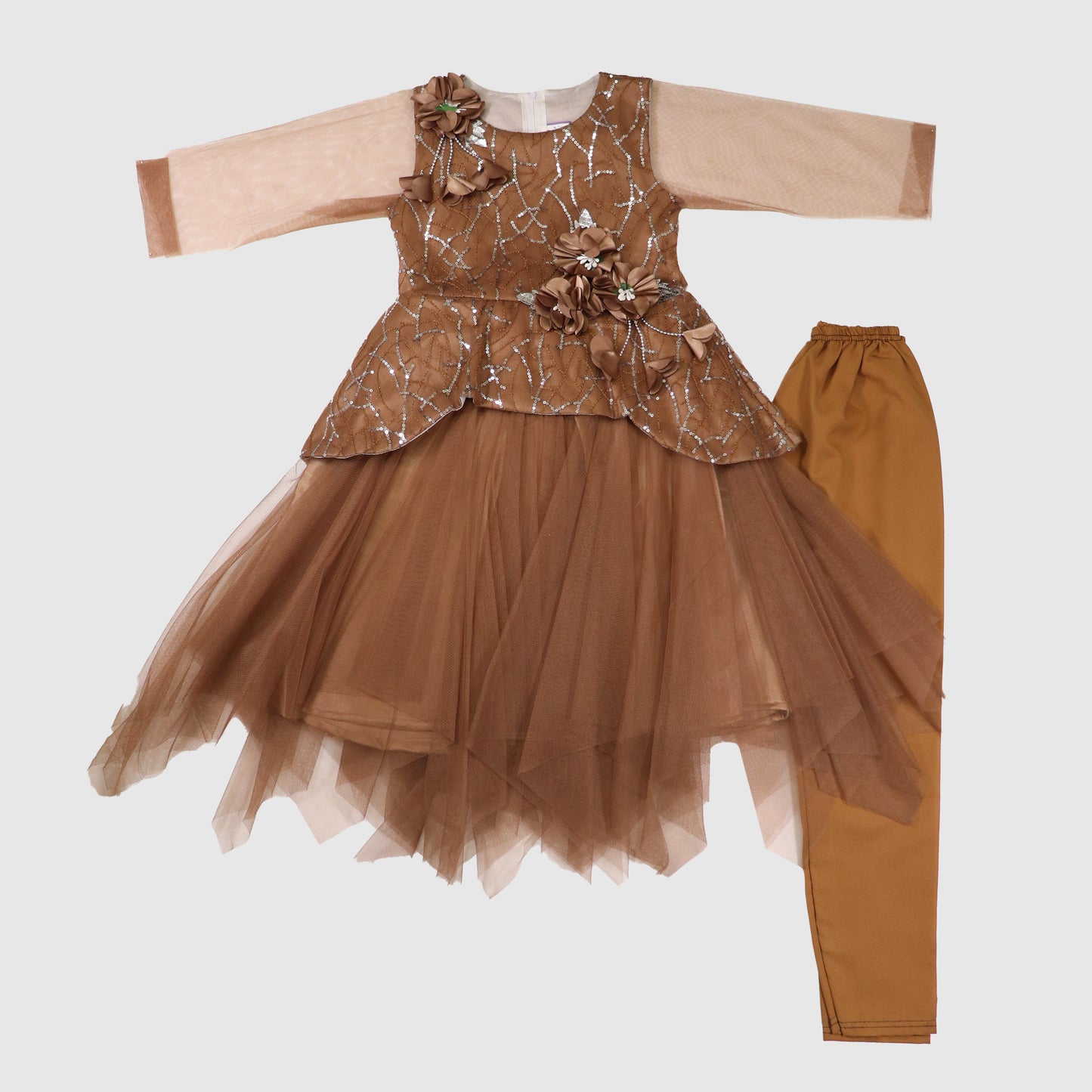 Bronze Spiderweb High-Low Set