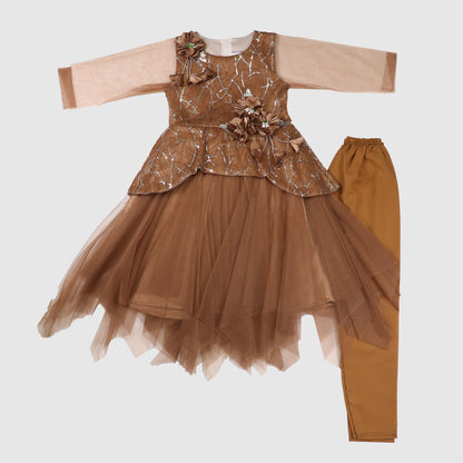 Bronze Spiderweb High-Low Set