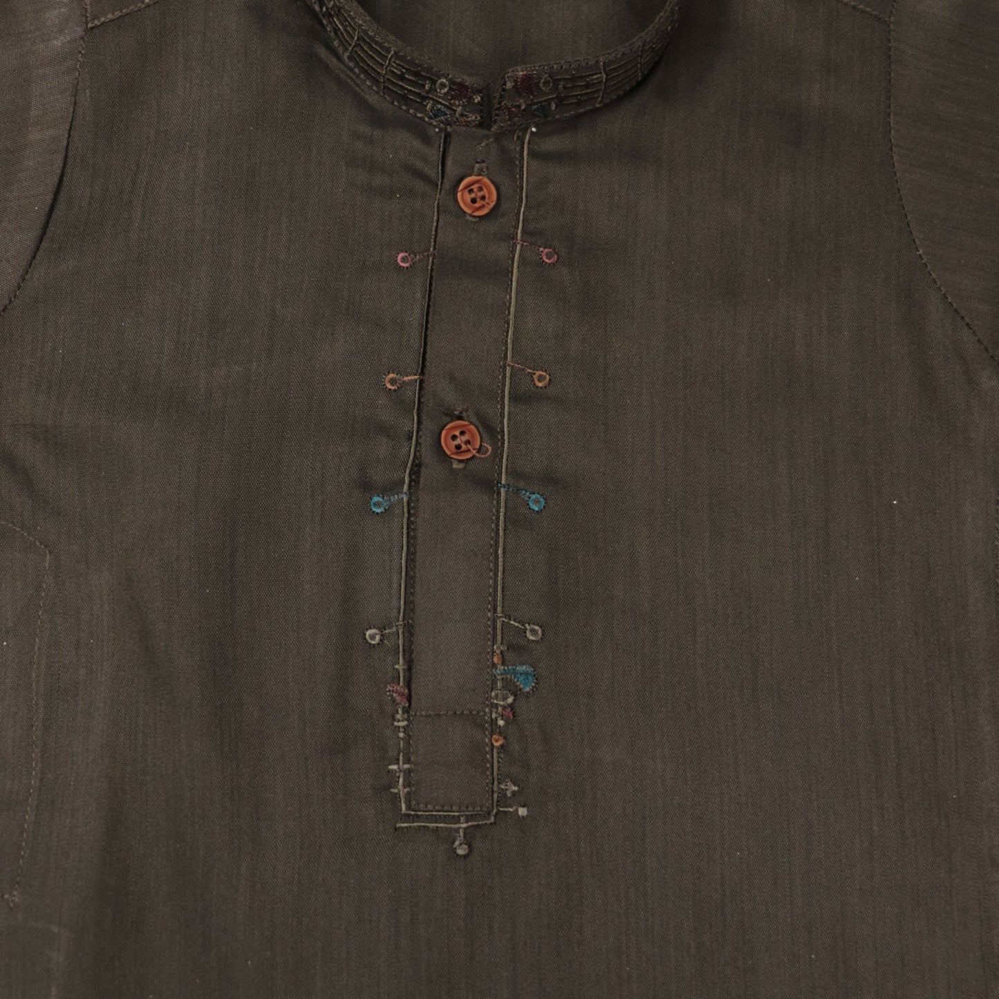 Dark Brown Kurta Pajama – Kids