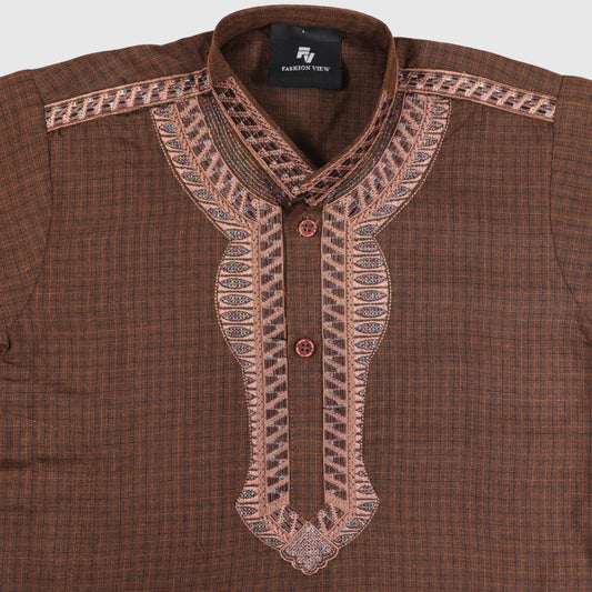 Brown Shalwar Kameez – Kids