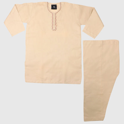 Beige Kurta Pajama – Kids