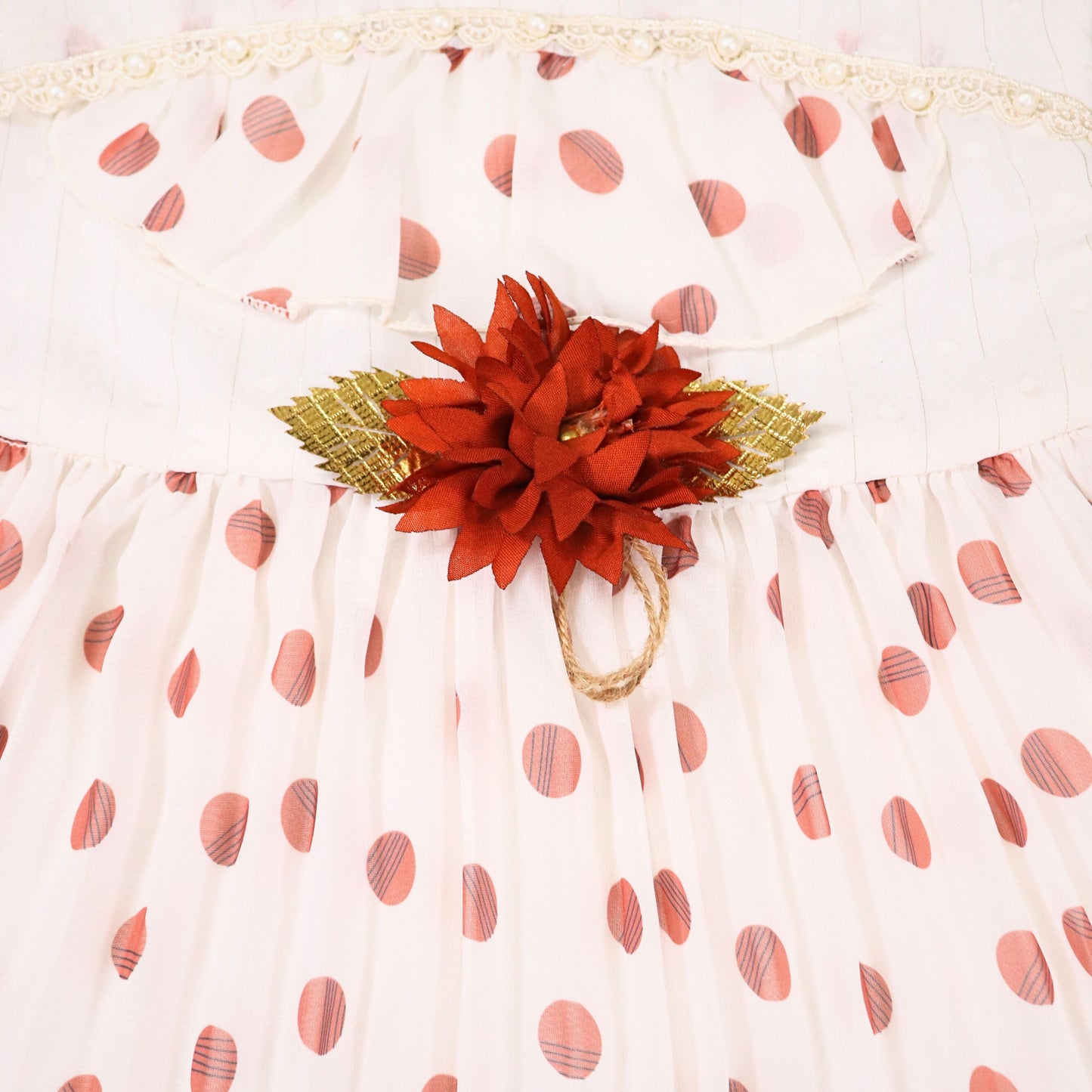 Cherry Polka Frock Set