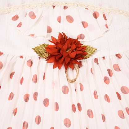 Cherry Polka Frock Set