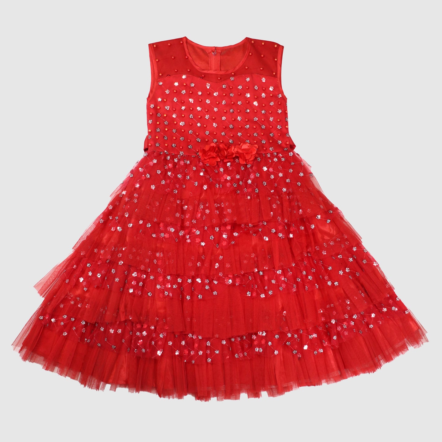 Shimmer Dream Long Sleeve Dress Set