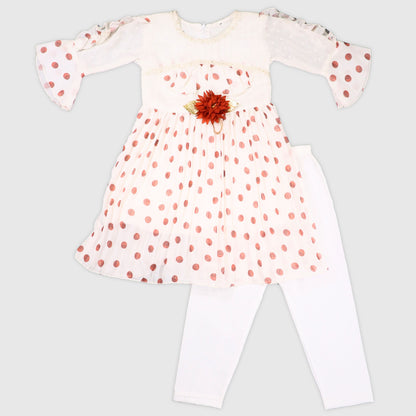 Cherry Polka Frock Set