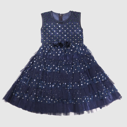 Shimmer Dream Long Sleeve Dress Set