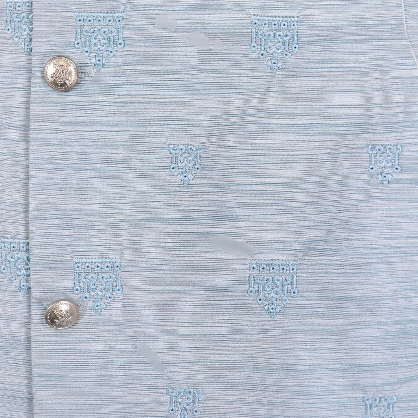 Sky Blue Kurta Pajama with Waistcoat – Kids