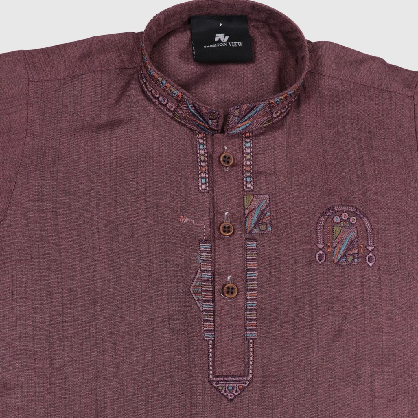 Burgundy Kurta Pajama – Kids