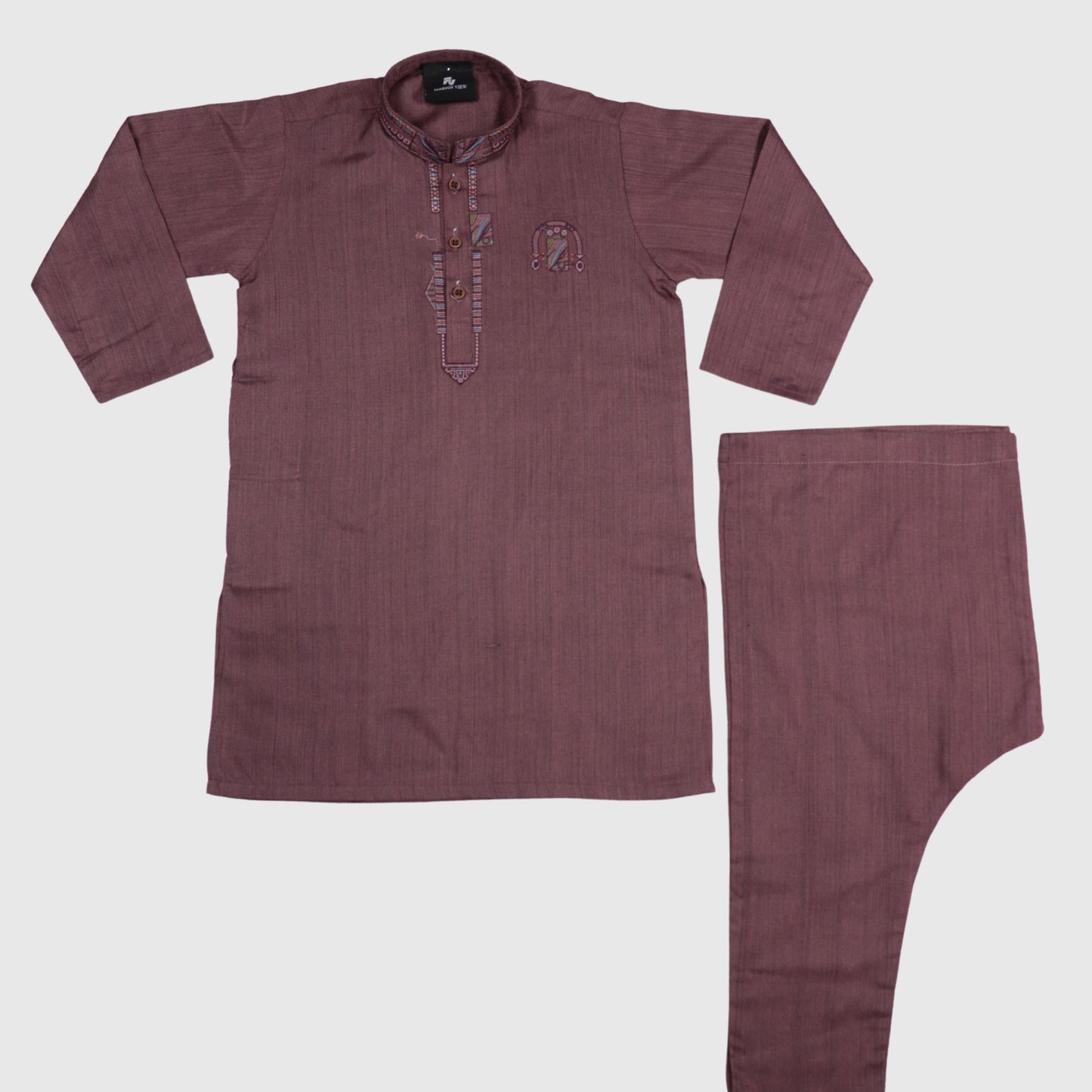 Burgundy Kurta Pajama – Kids