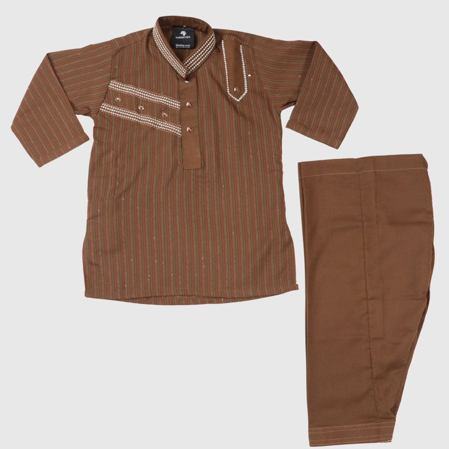 Brown Shalwar Kameez – Kids