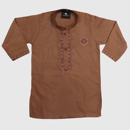 Brown Shalwar Kameez – Kids