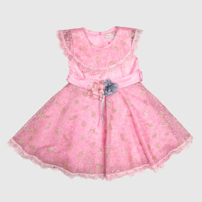 Pink & Teal Twirl Princess Dress