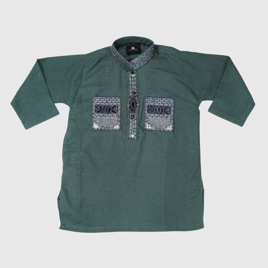 Green Shalwar Kameez – Kids