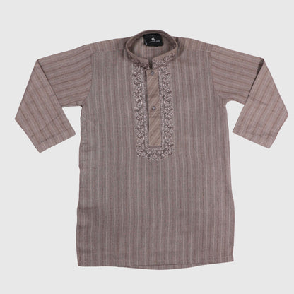 Grey Lining Shalwar Kameez – Kids