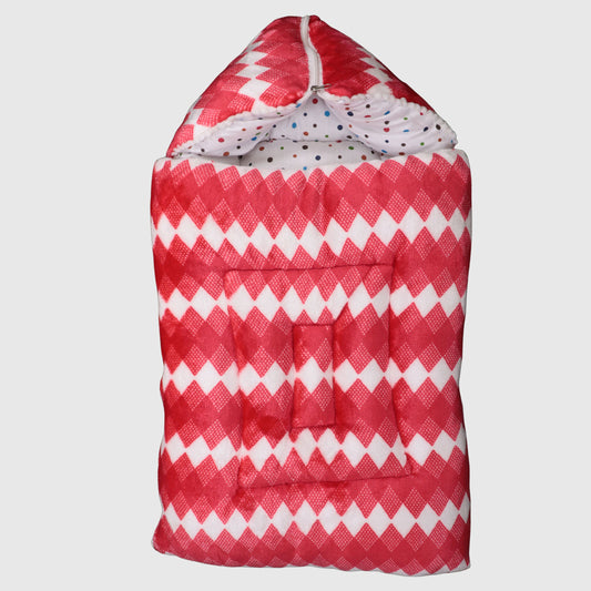 Baby Sleeping Bag – Red & White