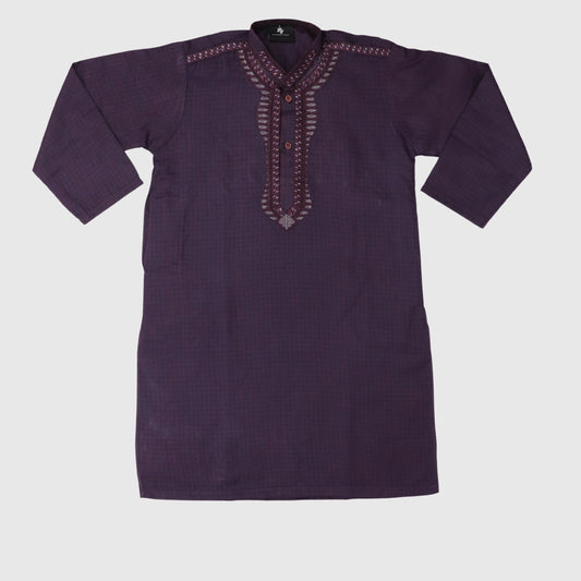 Dark Purple Shalwar Kameez – Kids