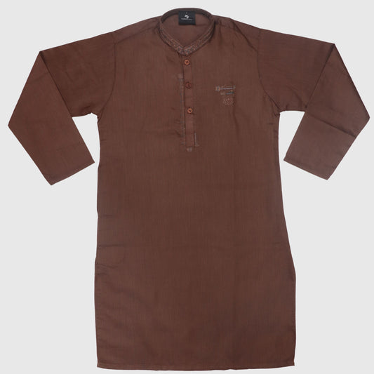 Dark Brown Kurta Shalwar – Kids