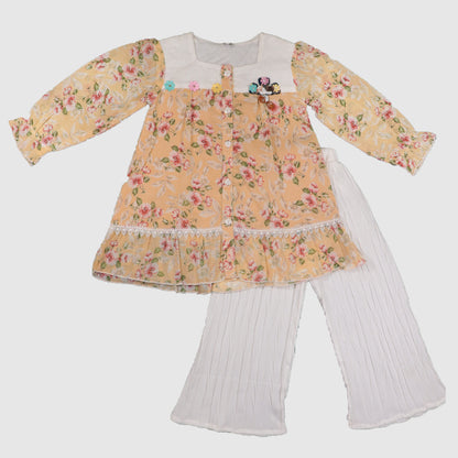 Trendy Frock & Trouser Outfit for Girls