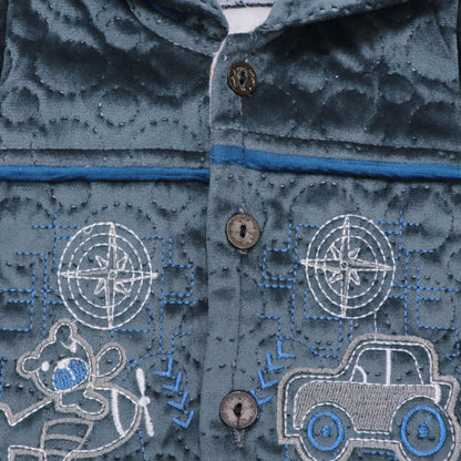 Deep Teal Baby Winter Suit Set (2-Piece)